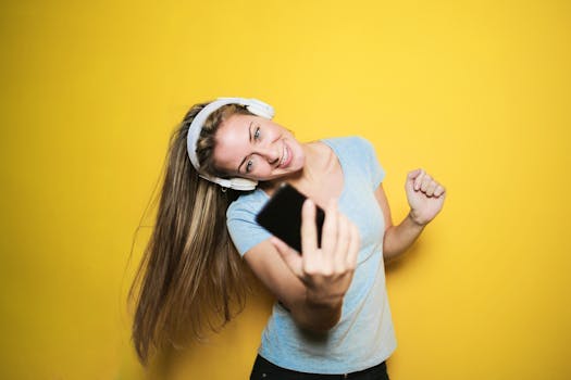 happy and relaxed after a digital detox